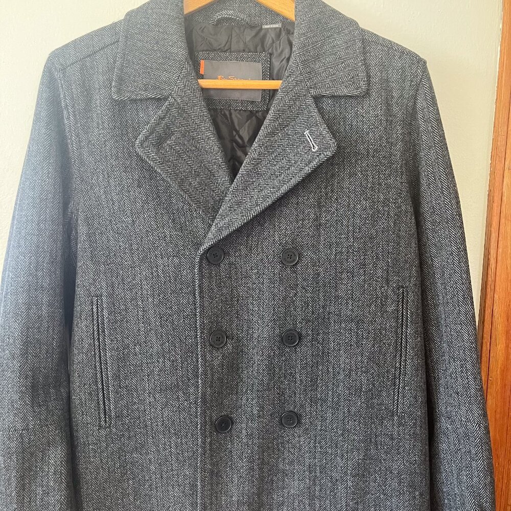 Ben Sherman Heritage - Men's double breasted peacoat